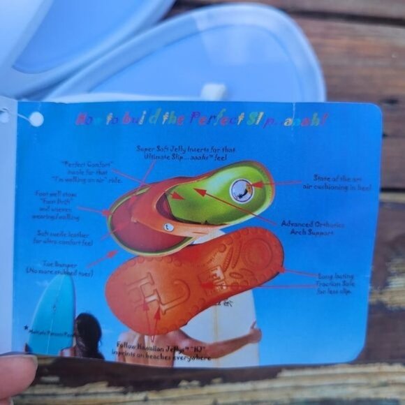 New Slide Flip Flops Thong Sandals Sz 6 - Picture 10 of 11